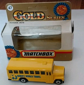Matchbox School Bus Gold Series M 1:95 OVP 1985 No.47 - Imagen 1 de 5