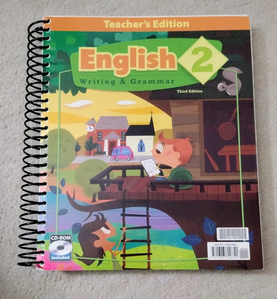 BJU English 2 Teacher's Edition With CD - Image 1 of 1