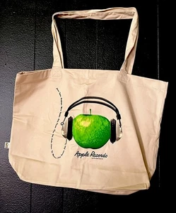 THE BEATLES Rare 2010 Official Apple Records Promo Tote Bag Organic Cotton LG - Bild 1 von 10