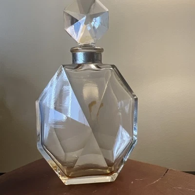 Antigua botella de perfume de cristal vintage firmada Ciro Surrender Foto 1 de 4