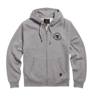 Felpa full zip originale Triumph Digby grigio chiaro msws21016 - Imagen 1 de 3