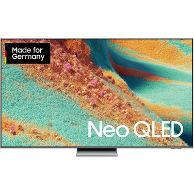 SAMSUNG GQ55QN85FAUXZG, QLED-Fernseher, 138 cm (55 Zoll), UHD, silber