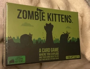 Zombie Kittens Card Game by Exploding Kittens For 2-5 Players Ages 7+ BRAND NEW - Picture 1 of 3