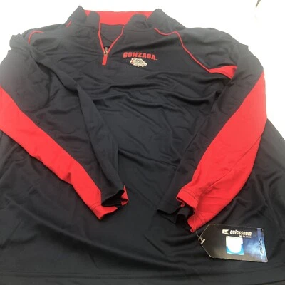 Gonzaga Warm Up Shirt New With Tags Navy Blue Red Zags Mens XXL Colosseum - Image 1 of 4
