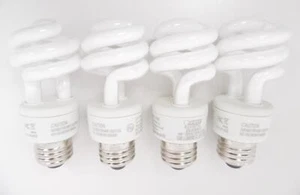 4x FEIT Electric CFL 9W (40w Replace) 120V Light Bulb 500 Lumen Soft White 2700K - Picture 1 of 5