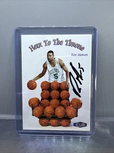 1997-1998 Fleer Ultra Heir To The Throne Ron Mercer Auto #11HT Autographed - Picture 1 of 6