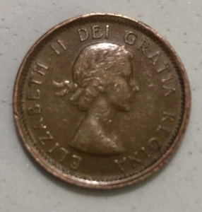 VINTAGE 1956 ONE CENT CANADA COIN COLLECTIBLE - Picture 1 of 2