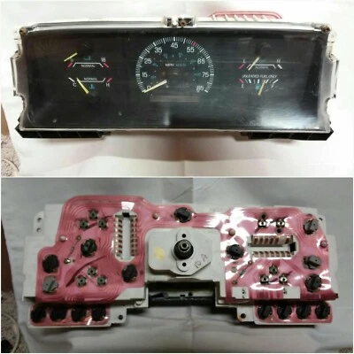 Camión Ford Bronco 1987-91 reacondicionado sin tacómetro cuadro de instrumentos gasolina Foto 1 de 4