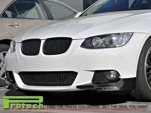06-09 BMW E92 E93 M-Tech & M-Sport Only Carbon Fiber Front Bumper Splitter Lip  - Picture 1 of 3
