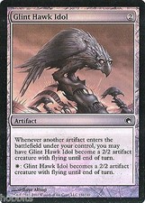 MTG - Scars of Mirrodin - Glint Hawk Idol - Foil - NM
