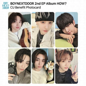 BOYNEXTDOOR 2° EP album HOW? Scheda fotografica CU Benefit Jaehyun Taesan Woonhak KPOP - Foto 1 di 23