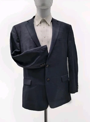 Blazer Lauren Ralph Lauren Masculino 44R Azul Marinho Lã Casaco Esportivo Jaqueta Terno - Imagem 1 de 4