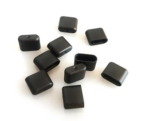10x Schutz Abdeckung USB C-Stecker schwarz Caps Cover Staubschutz Stöpsel Kappe - Afbeelding 1 van 1