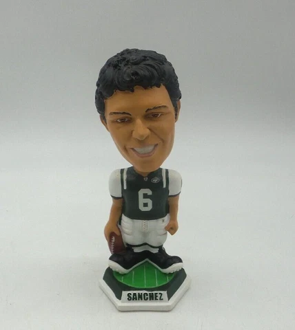 NFL KnuckleHeads Mark Sanchez #6 New York Jets Football 8" Bobblehead Cover