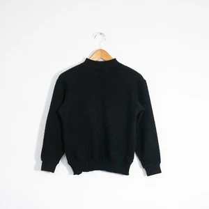 Vintage U.S. Navy Wool Mock Neck Deck Sweater Mens Small - Circa 70s USA Made - Picture 1 of 8