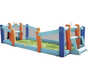 Little Tikes Huge Inflatable Backyard Soccer & Basketball Court New In Box - Picture 1 of 3