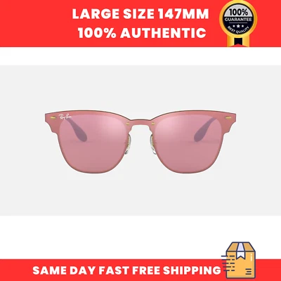 Очки солнцезащитные унисекс Ray-Ban RB3576-N 043/E4 полированные золотистые квадратные розовые зеркальные 47 мм - Изображение 1 из 4