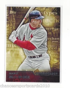 2015 TOPPS SERIES 1 MARK McGWIRE ARCHETYPES # A-11 CARDINALS - Picture 1 of 1