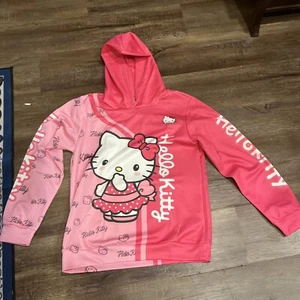 Pink Hello Kitty Hoodie Size 13-14 Years - Picture 1 of 2