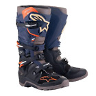 Alpinestars Tech 7 Enduro Drystar Boots Black Night Navy Warm Gray - New! Fas...
