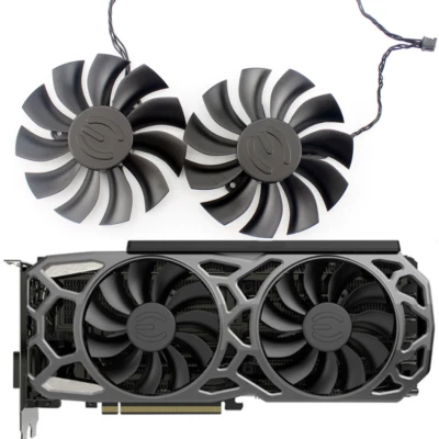 Pair Fans Cooling Fan For EVGA GTX1080TI SC GTX 1080 Ti SC - Image 1 of 4