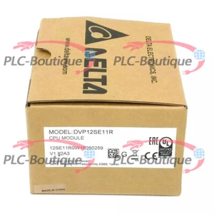 NEW Genuine Delta DVP12SE11R PLC DI 8 DO 4 Transistor 24VDC - Picture 1 of 1