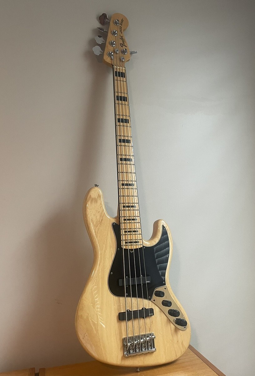 Fender American deluxe jazz bass V プリアンプ Fender American Deluxe Jazz Bass V Ash, Maple Fingerboard