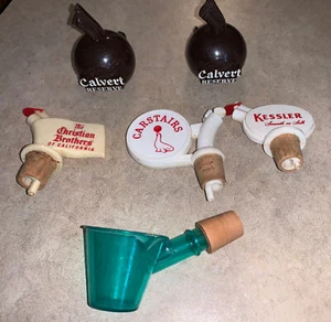 Schnapsausgießer Konvolut 6 Calvert Reserve, Carstairs, Kessler, Jigger - Bar - Bild 1 von 5