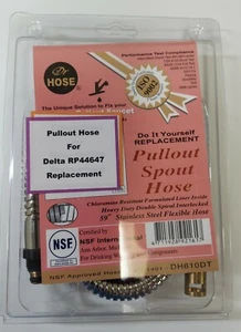 Pullout Hose 59" for DELTA RP44647/RP32527 Replacement by Dr Hose - Picture 1 of 3