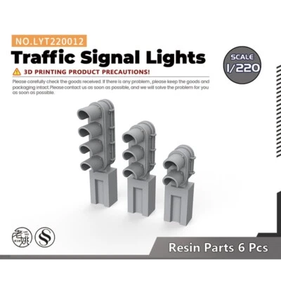MRY-SFW Z Gauge 1/220 Traffic Signal Lights For Model Car Display Prop - Image 1 of 2