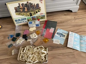 Vintage Ideal Super City Builder Construction Set w/Original Box - Picture 1 of 10
