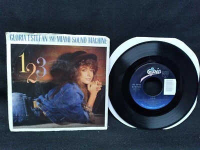 Gloria Estefan & Miami Sound Machine 123 / Instrumental 45 RPM Epic 34-0792 1988 - Image 1 of 4