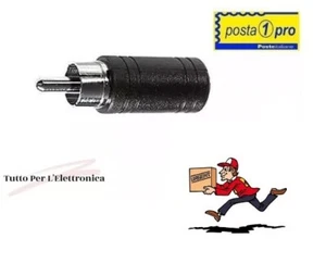 ADATTATORE Da SPINA RCA a PRESA JACK 3,5 MONO - Foto 1 di 1