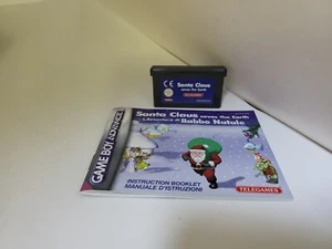 SANTA CLAUS SAVES THE EARTH GAME & INSTRUCTION MANUAL FOR GAMEBOY ADVANCE - Picture 1 of 2