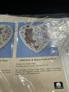Counted Cross Stitch Kit 1606 The Creative Circle Switchplate Cover - Picture 1 of 4