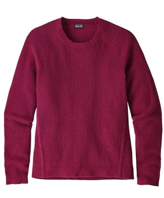 Patagonia Cashmere Wool Crewneck Sweater Women's Small Raspberry - Image 1 of 4