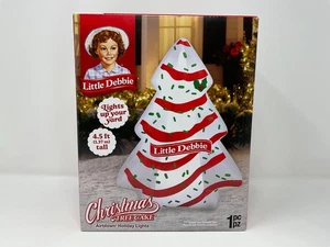 Luces inflables de 4,5 pies para pastel de árbol de Navidad Little Debbie inflables - Imagen 1 de 4