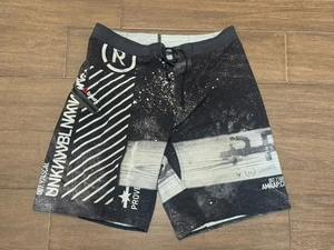 Rebook AMRAP CrossFit Board Shorts Mens Sz 32 Athletic Gym Lace Up Graphic - Picture 1 of 4