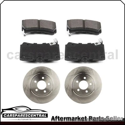 Rotores delanteros pastillas de freno semimetálicas para Ford Aspire 1994 1995 1996 1997 Foto 1 de 4