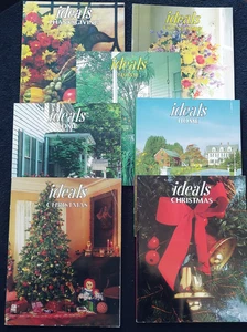 Vintage Ideals Magazines - LOT OF 7 - From 1990 thru '96 - 2 Christmas Issues - Bild 1 von 13