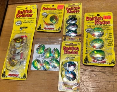19 NEW NORTHLAND JOHN PETERSONS BAITFISH SPINNERS & BLADES WALLEYE BASS PIKE - Image 1 of 2