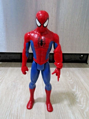 Boneco de ação Spiderman 12" ALTO boneca de plástico posável DC Comics stand up Hasbro - Imagem 1 de 4