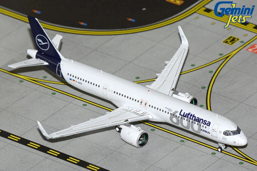 GEMINI JETS 1/400 LUFTHANSA AIRBUS A321NEO 600TH AIRBUS REG D-AIEQ GJDLH2238 - Image 1 of 1