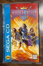 Sega CD Shining Force (1994) Good Condition Tested Tested Works Auth Reg Card