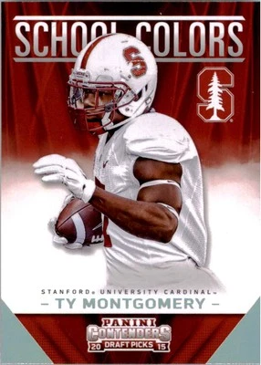 2015 Panini Contenders Draft Picks School Colors #33 Ty Montgomery - FB - Image 1 of 2