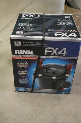 -NUEVO- Filtro de bote Fluval FX4 hasta 250 galones estadounidenses nuevo en caja Foto 1 de 4