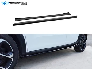 SIDE SKIRTS EXTENSIONS FOR CITROEN C3 MK4 (2024-) ABS GLOSS BLACK - Picture 1 of 5
