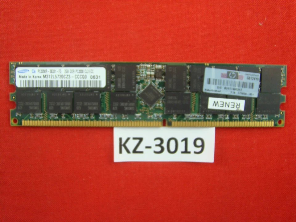 2GB HP 373030-851 Samsung M312L5720CZ3-CCCQ0 PC3200R 2GB DDR ECC #KZ-3019 - Image 1 of 2