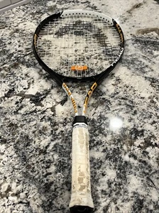 Head Tour Pro Tennis Racket Titanium Original 4 3/8-3, Black Orange Very Nice 🔥 - Picture 1 of 12