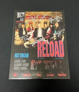 NCT DREAM autographed "RELOAD" 4th Mini Album signed PROMO CD - Picture 1 of 18